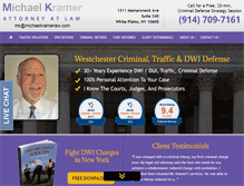 Tablet Screenshot of michaelkramerlaw.com